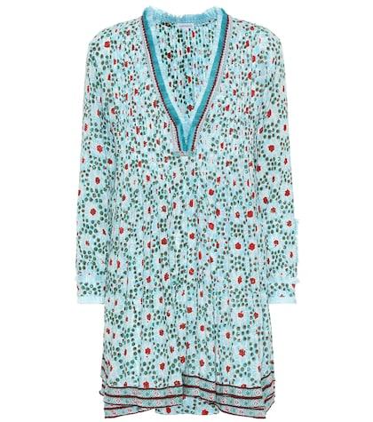 Poupette St Barth Exclusive To Mytheresa – Ola Printed Georgette Minidress