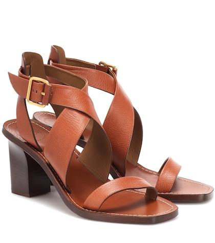 Chlo Virginia Leather Sandals