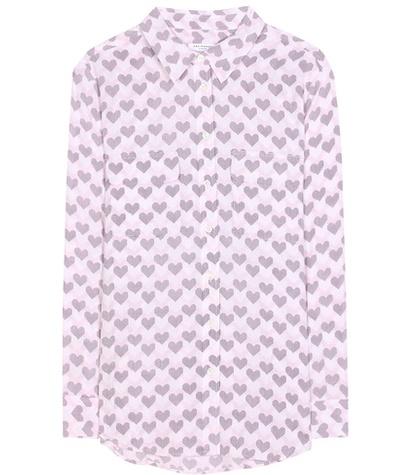 Gianvito Rossi Slim Signature Silk Shirt