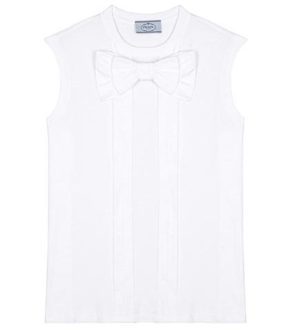 Miu Miu Cotton-jersey Top