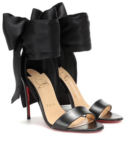 Carrera Sandale Du Desert Leather And Satin Sandals