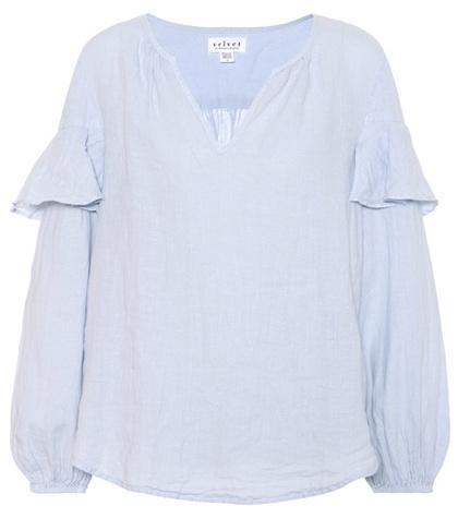 Velvet Tyra Linen Blouse