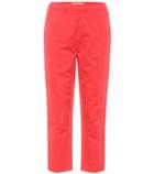 Marni Cotton And Linen Cropped Trousers