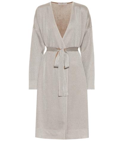 Agnona Metallic Knit Cardigan