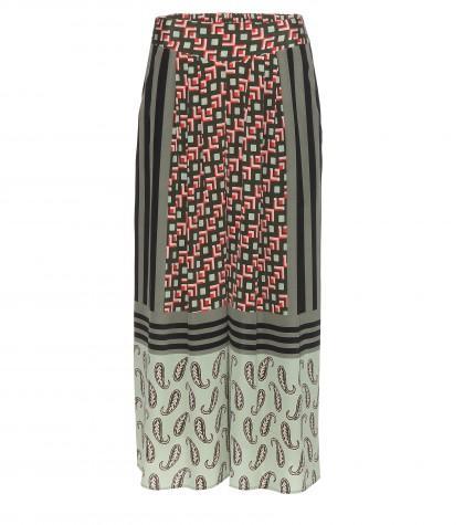 Etro Printed Silk Trousers