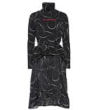 Stuart Weitzman Printed Jersey Dress
