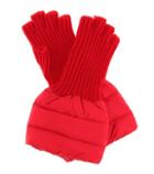 Jimmy Choo Quilted Wool-trim Gloves