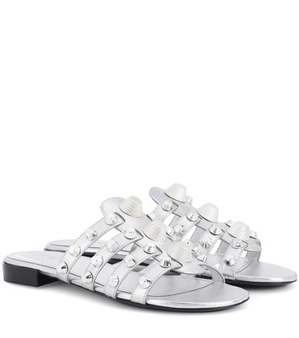 Fendi Arena Leather Sandals