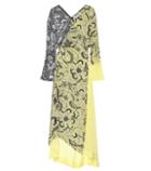Fendi Printed Silk Maxi Dress