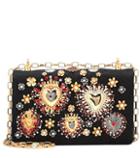 Dolce & Gabbana Embellished Jacquard Shoulder Bag