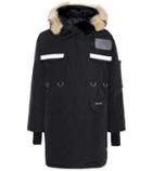Alexander Mcqueen Resolute Parka Fur-trimmed Down Coat