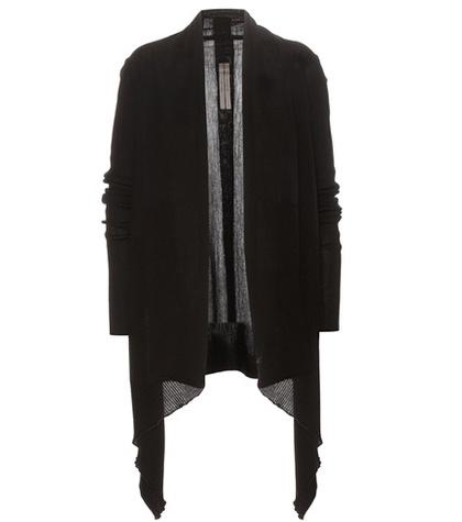 Rick Owens Wool Open Cardigan
