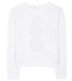 Chlo Embroidered Cotton Sweatshirt