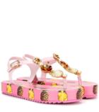 Burberry Embellished Platform Sandals