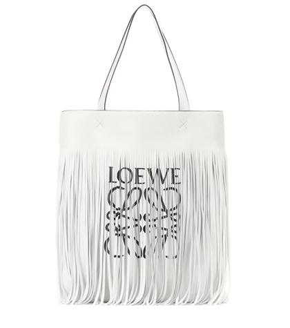 Loewe Vertical Fringe Leather Tote