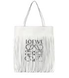 Loewe Vertical Fringe Leather Tote