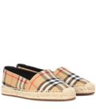 Burberry Check Canvas Espadrilles