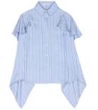 J.w.anderson Striped Silk Shirt