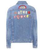 Mother The Drifter Embroidered Denim Jacket