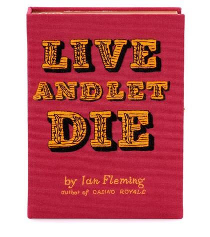Mcq Alexander Mcqueen Live And Let Die Book Clutch