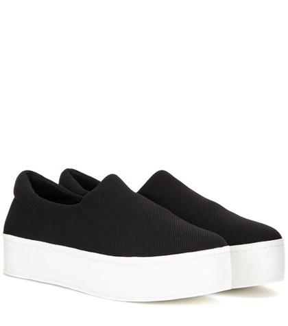 Burberry Platform Slip-on Sneakers