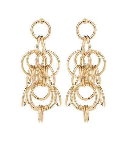 Chlo Drop Hoop Earrings