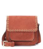 Tod's Mafra Embellished Suede Crossbody Bag