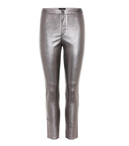 Isabel Marant Julius Metallic Leather Trousers