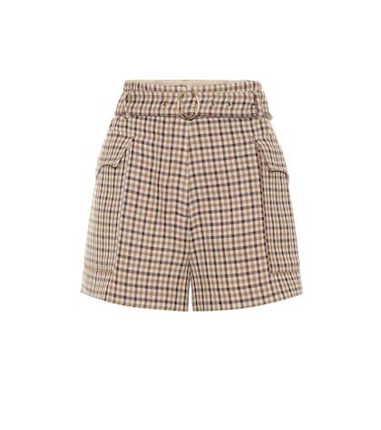 Saint Laurent Lucas High-rise Wool Shorts