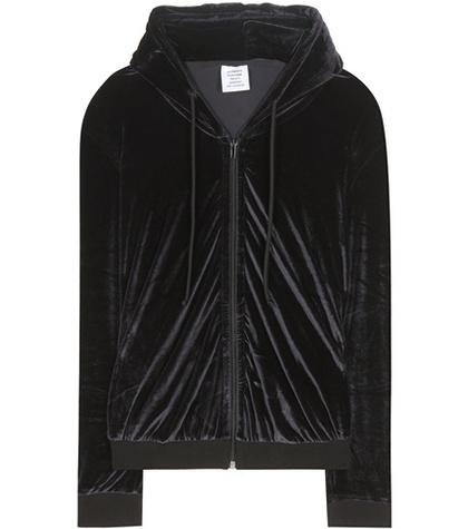 Mansur Gavriel Velour Hoodie