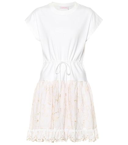 See By Chlo Cotton Broderie Anglaise Dress