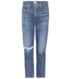 Emilio Pucci Beach Dree Crop High Rise Slim Straight Jeans