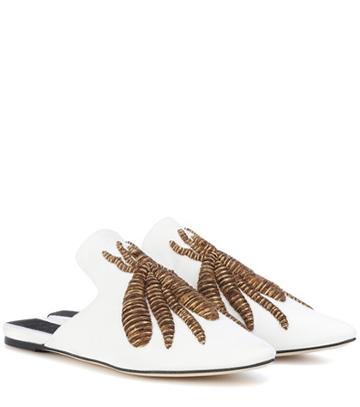 Sanayi 313 Ragno Embroidered Slippers
