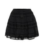 Melissa Odabash Anita Embroidered Cotton Miniskirt