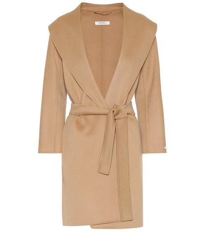 S Max Mara Messi Wool Wrap Coat