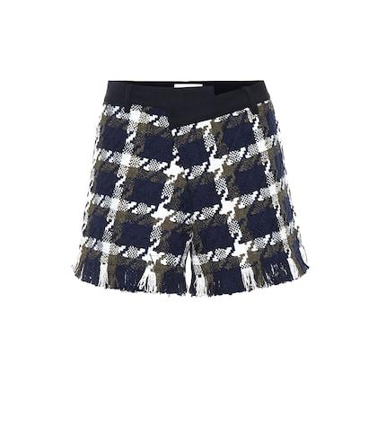 Monse Tweed And Twill Shorts