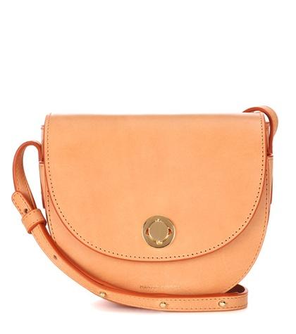 Mansur Gavriel Mini Saddle Leather Shoulder Bag