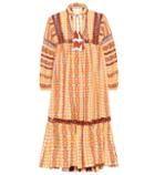 Dodo Bar Or Embroidered Printed Cotton Dress