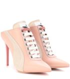 Fenty By Rihanna Lace-up Leather Mules