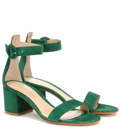 Gianvito Rossi Versillia 60 Suede Sandals
