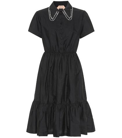 N21 Crystal-embellished Cotton Dress