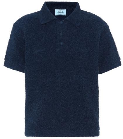 Prada Alpaca And Cotton-blend Shirt