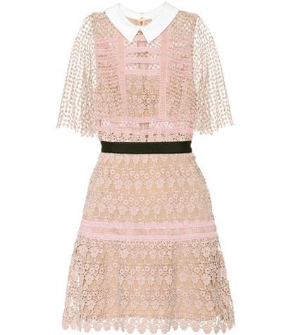 Prada Floral Vine Cape Mini Dress
