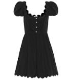 Miu Miu Embellished Cotton Minidress