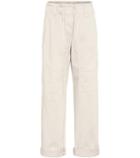 Brunello Cucinelli Cropped Cotton Pants