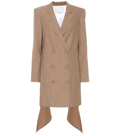 Tibi Linen And Cotton-blend Blazer