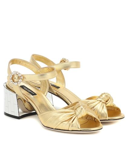 Jimmy Choo Kiera Nappa Leather Sandals