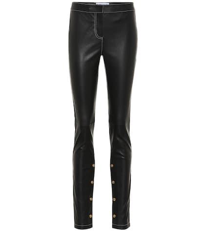 Loewe Embellished Leather Pants