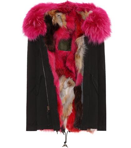 Mr & Mrs Italy Exclusive To Mytheresa.com – Fur-trimmed Cotton Parka