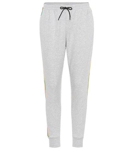 Tre Ccile Striped Cotton Trackpants